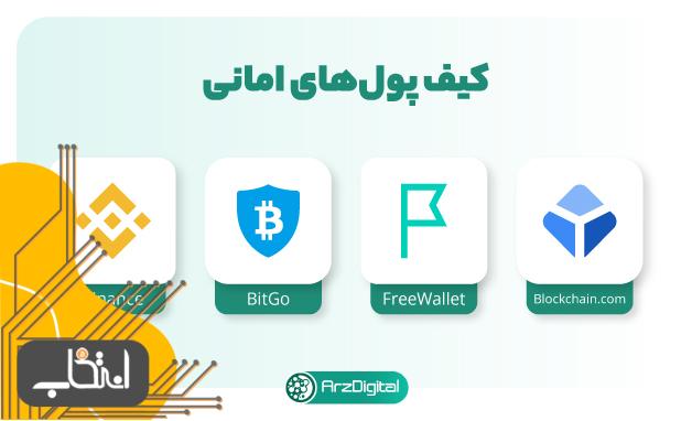 کیف پول‌های امانی