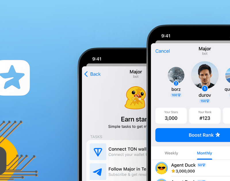 راهنمای کامل ربات میجر تلگرام؛ استارز در Major همان استارز تلگرام است؟