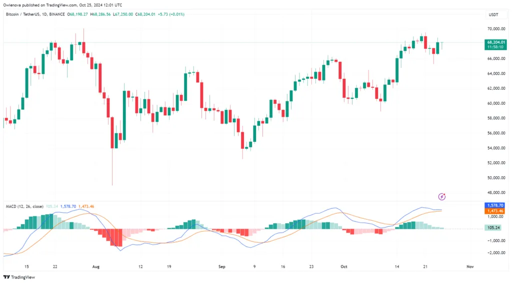 نمودار قیمت بیت کوین