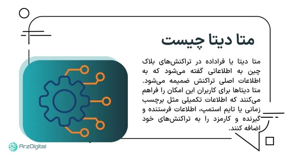 متا دیتا در تراکنش های بلاک چین چیست